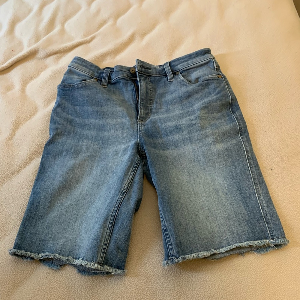 Carve Designs Blue Jean Shorts Classic Distressed Look